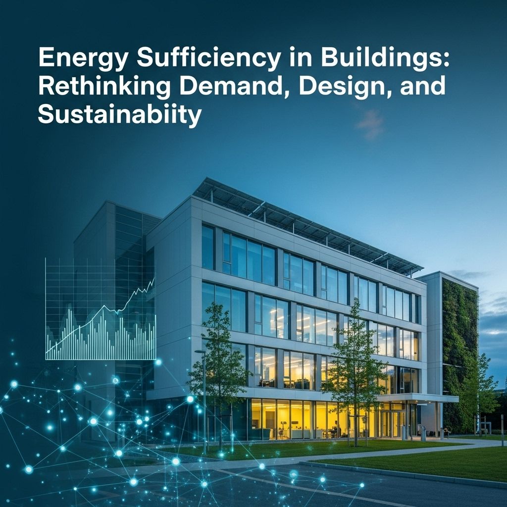 Why energy sufficiency must drive building design for true environmental impact, not just efficiency gains.