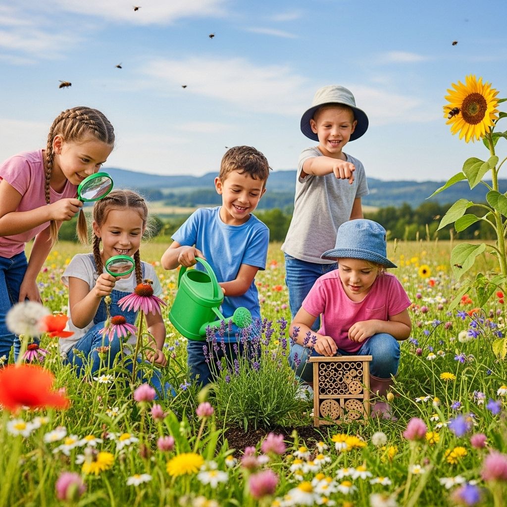 Explore easy, fun, and impactful activities for kids to support and protect bees in everyday life.
