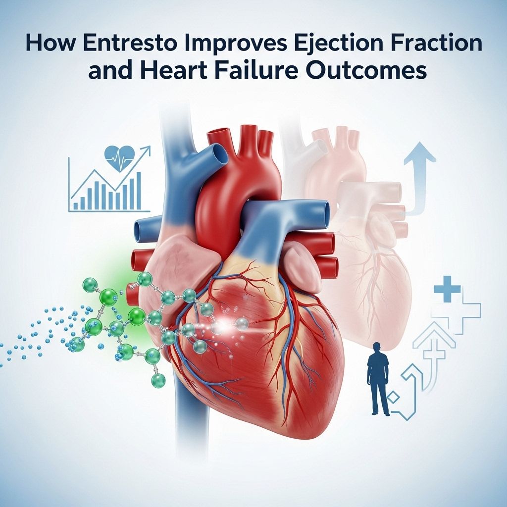 How Entresto Improves Ejection Fraction and Heart Failure Outcomes Explore the science, uses, effectiveness, and safety of Entresto for improving heart ejection fraction in heart failure patients.