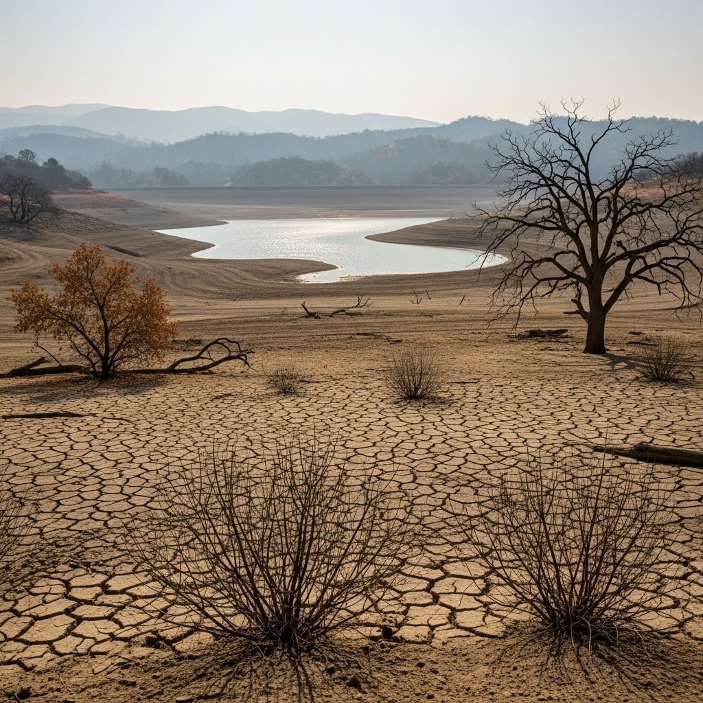 Examining the far-reaching impacts of California's worsening drought on ecosystems, agriculture, and society in 2025