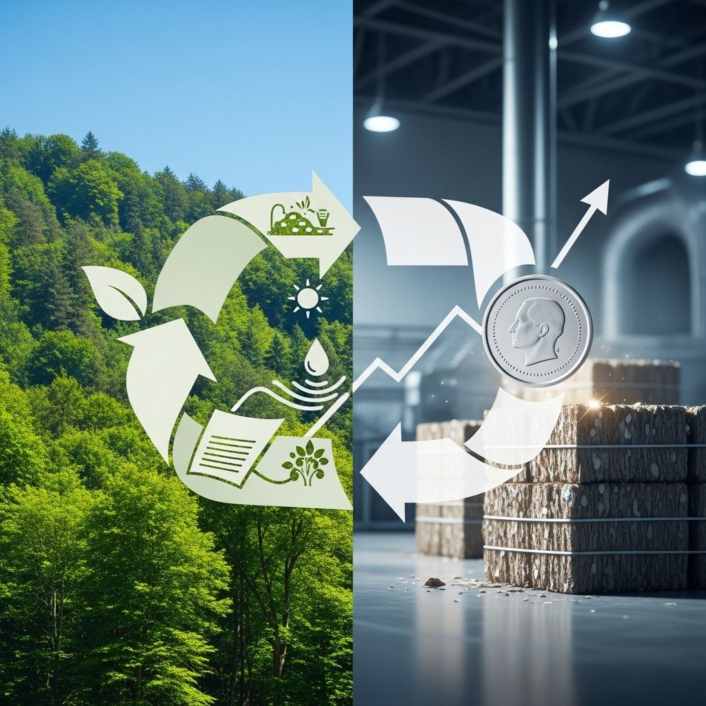 Paper recycling conserves resources, slashes pollution, and drives a sustainable, circular economy.