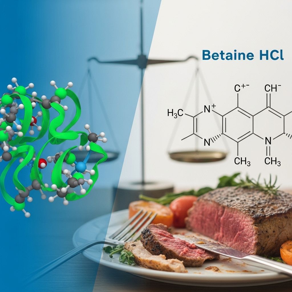 Enzymes vs. Betaine HCl: Optimizing Digestion of Heavy Protein Meals for Maximum Nutrient Absorption Choose the right digestive aid to enhance nutrient uptake and reduce mealtime discomfort.