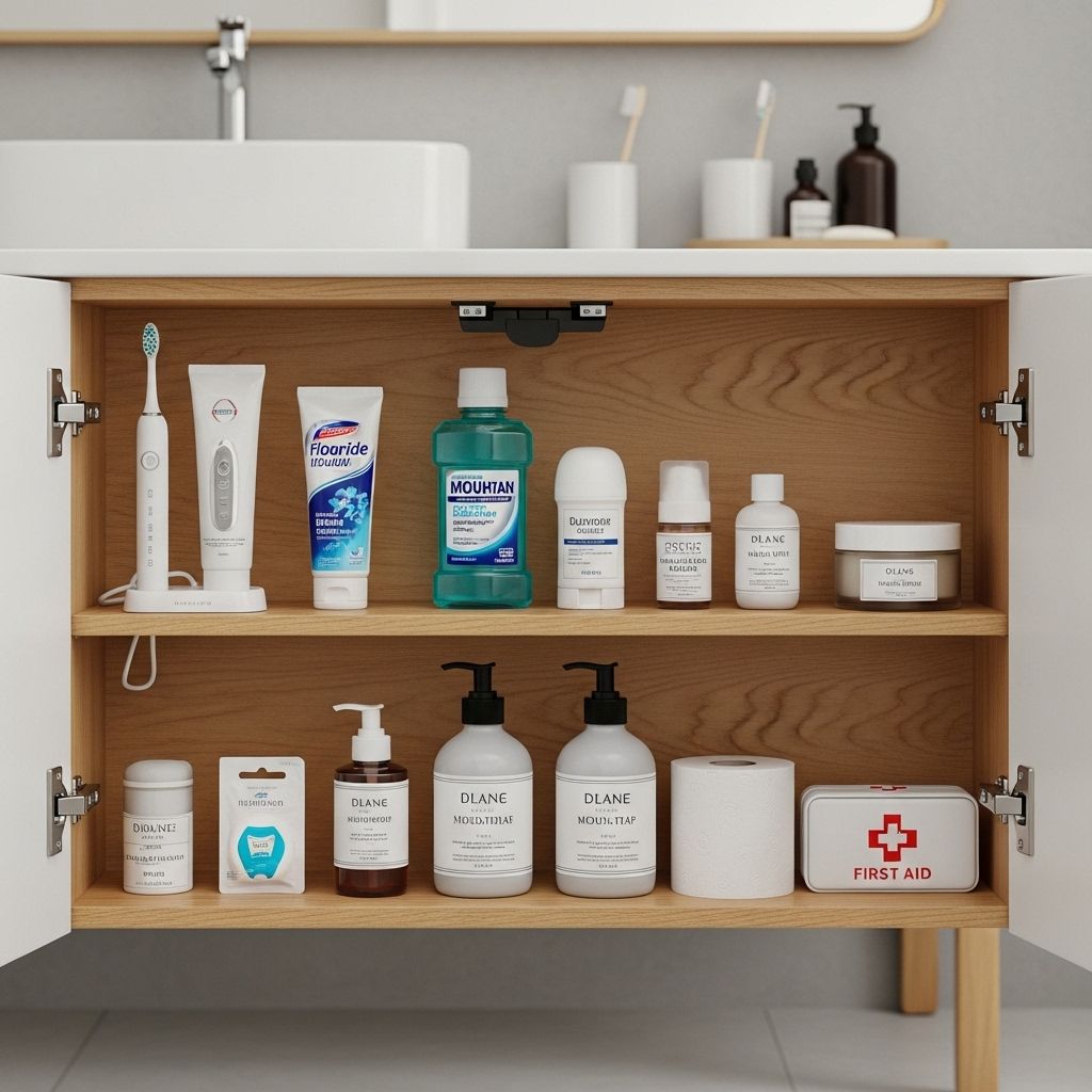 Elevate your daily routine and be prepared for beauty emergencies with these must-have essentials, expertly curated for the modern bathroom cabinet.
