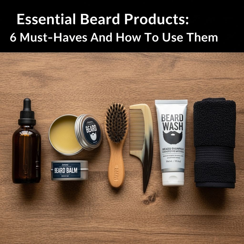 Essential Beard Products: What to Use & How for a Healthy, Stylish Beard Daily beard care habits that deliver softness, hydration, and lasting style.
