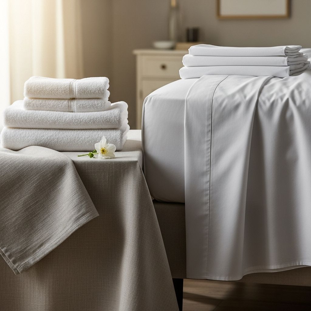The Essential Guide to Home Linens: Types, Care, and Selection Elevate daily routines with fabrics crafted for softness, durability, and effortless care.