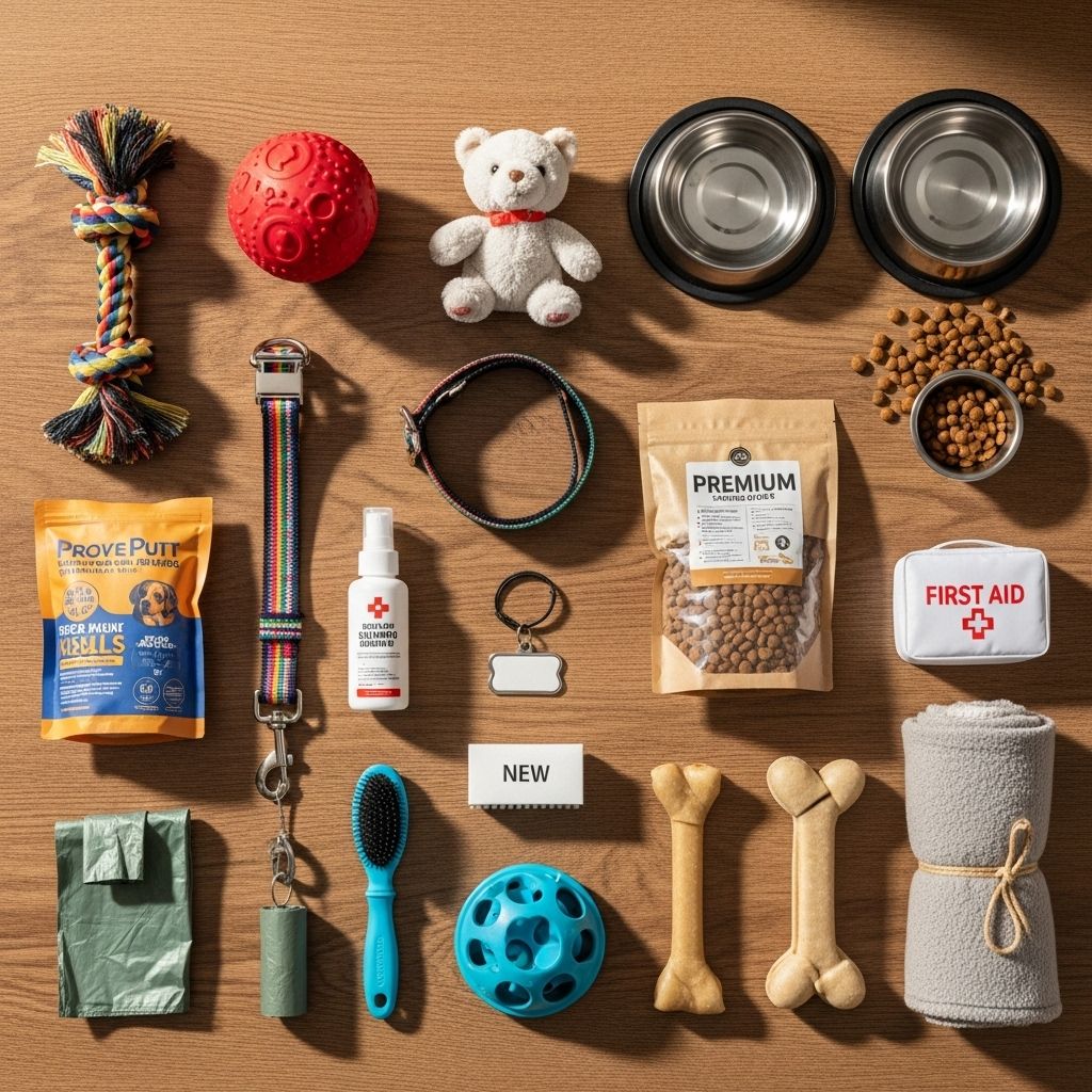 A complete guide to stocking your home with everything a new canine companion truly needs.
