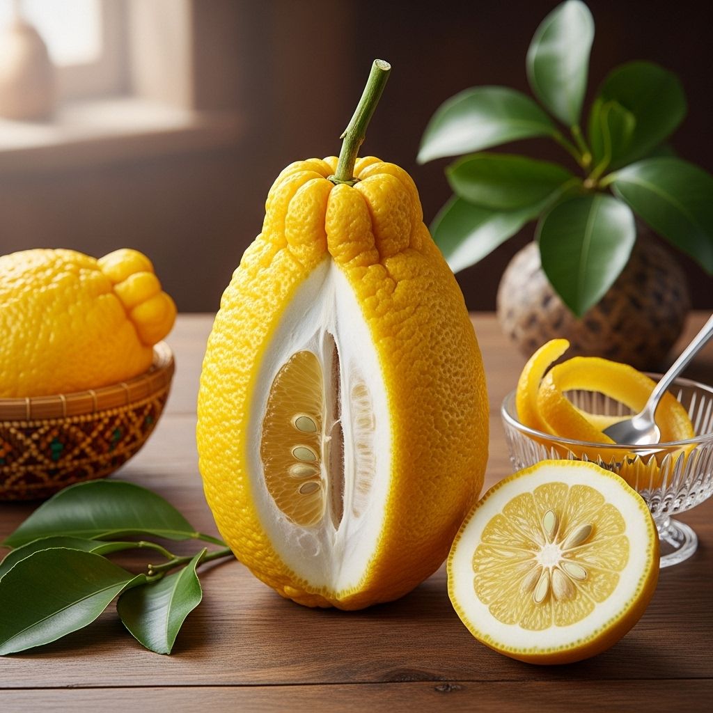 Explore the intriguing history, health benefits, culinary uses, and sensory qualities of the unique Etrog citron.