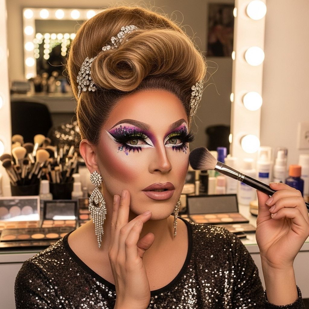 Discover Eva Young’s full drag makeup transformation, bursting with creative color, professional tips, and fierce energy.