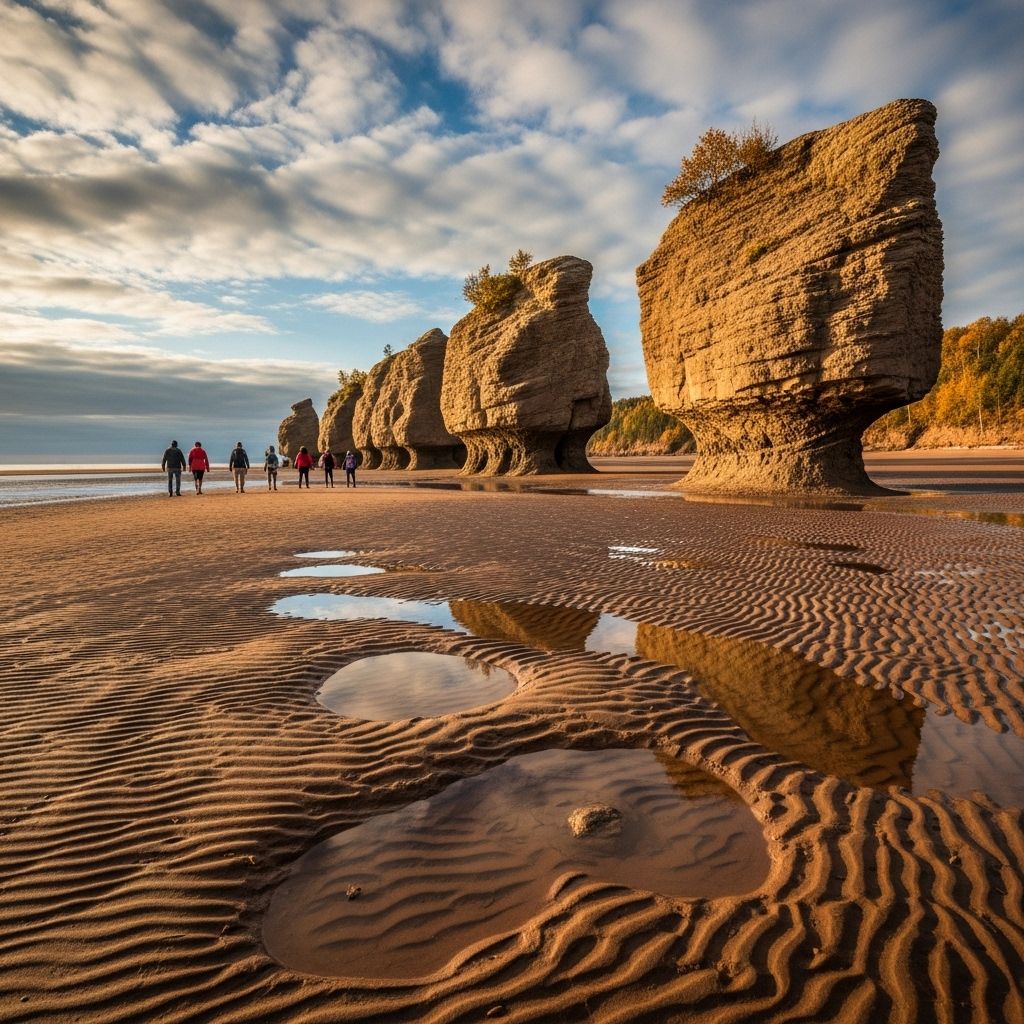 Discover the world’s highest tides, rare wildlife, ancient fossils, and unique adventures in Canada’s breathtaking Bay of Fundy.