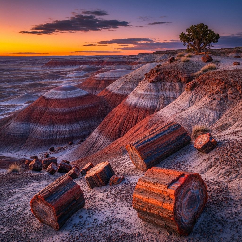 Discover the Triassic wonders, vibrant Painted Desert, and ancient cultures preserved in Arizona’s Petrified Forest National Park.