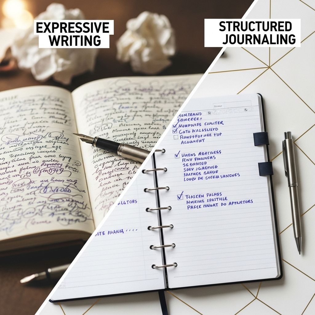 Expressive Writing vs. Structured Journaling: Healing Trauma Through Words One method taps free emotional flow, while guided prompts help build resilience.