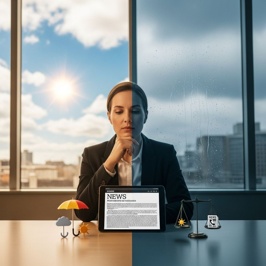 External Factors: How Weather and News Impact Your Mood Cultivate emotional steadiness with daily routines, joyful pursuits, and balanced media.