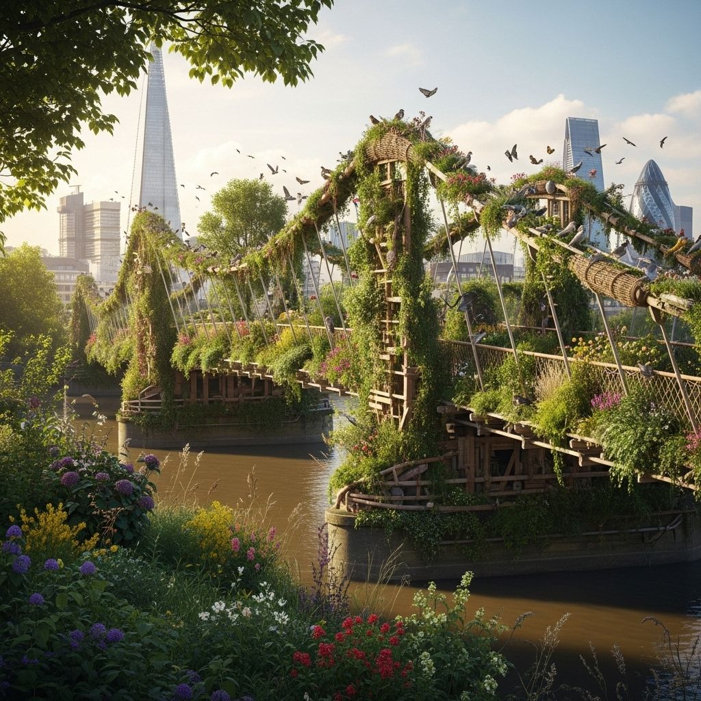 A grassroots climate protest transformed Waterloo Bridge into London’s most vibrant public garden and urban oasis.