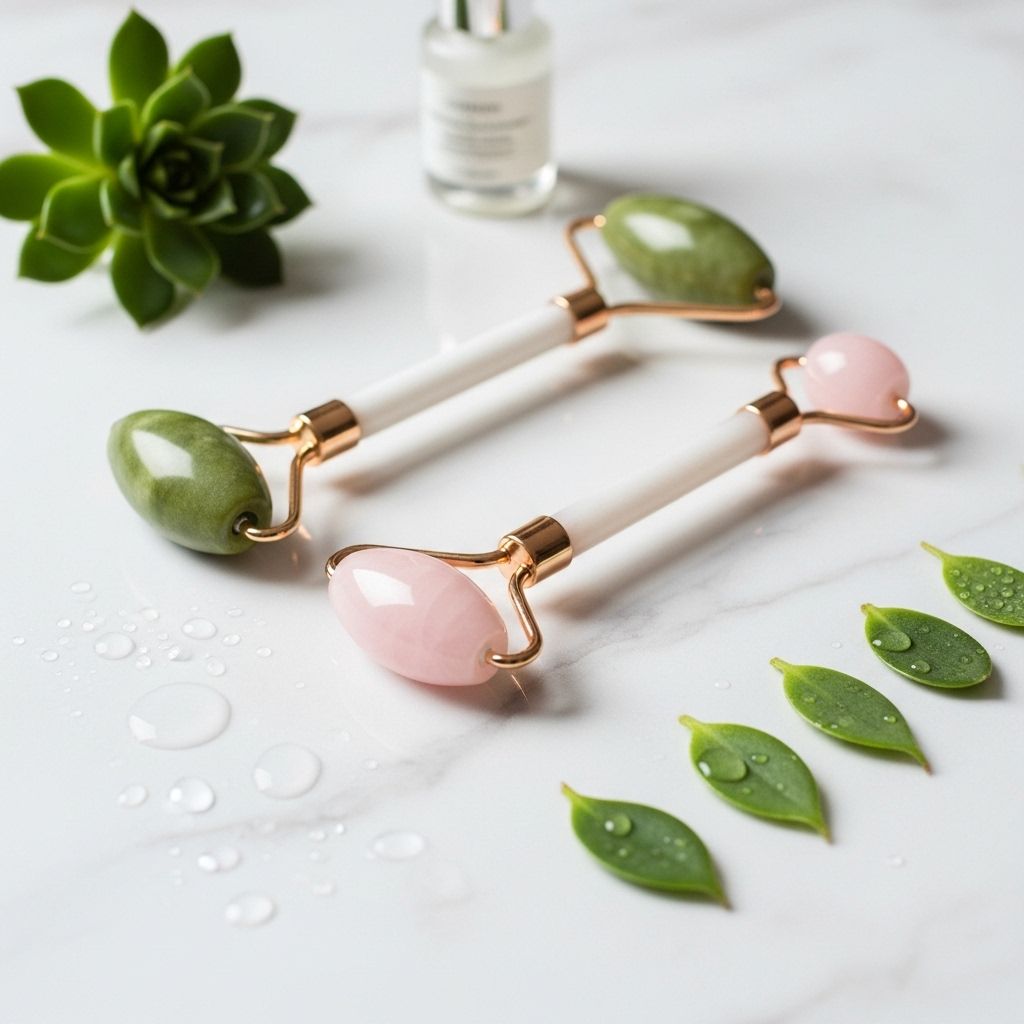 Gentle massage improves lymph flow to depuff and smooth skin for a revitalized look.