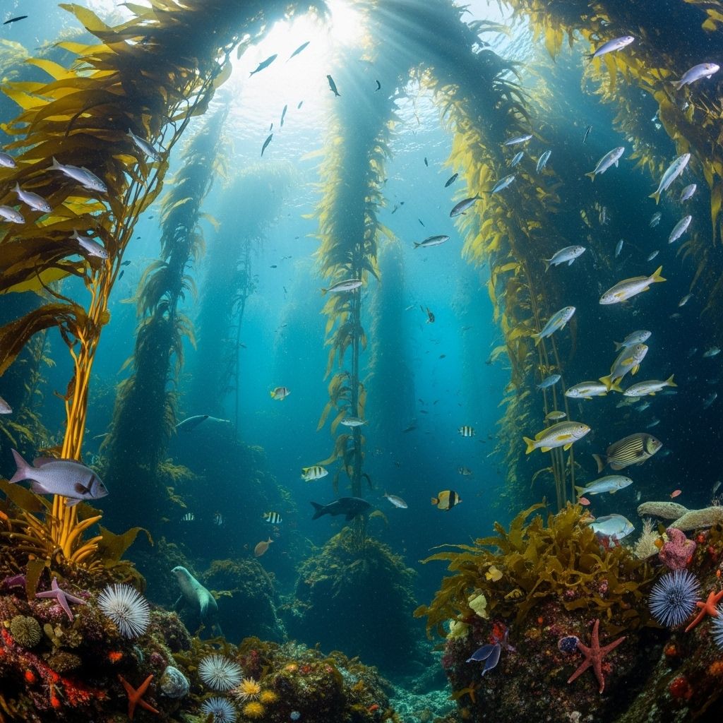 Explore the wonders and ecological significance of kelp forests, nature’s underwater rainforests supporting marine diversity.