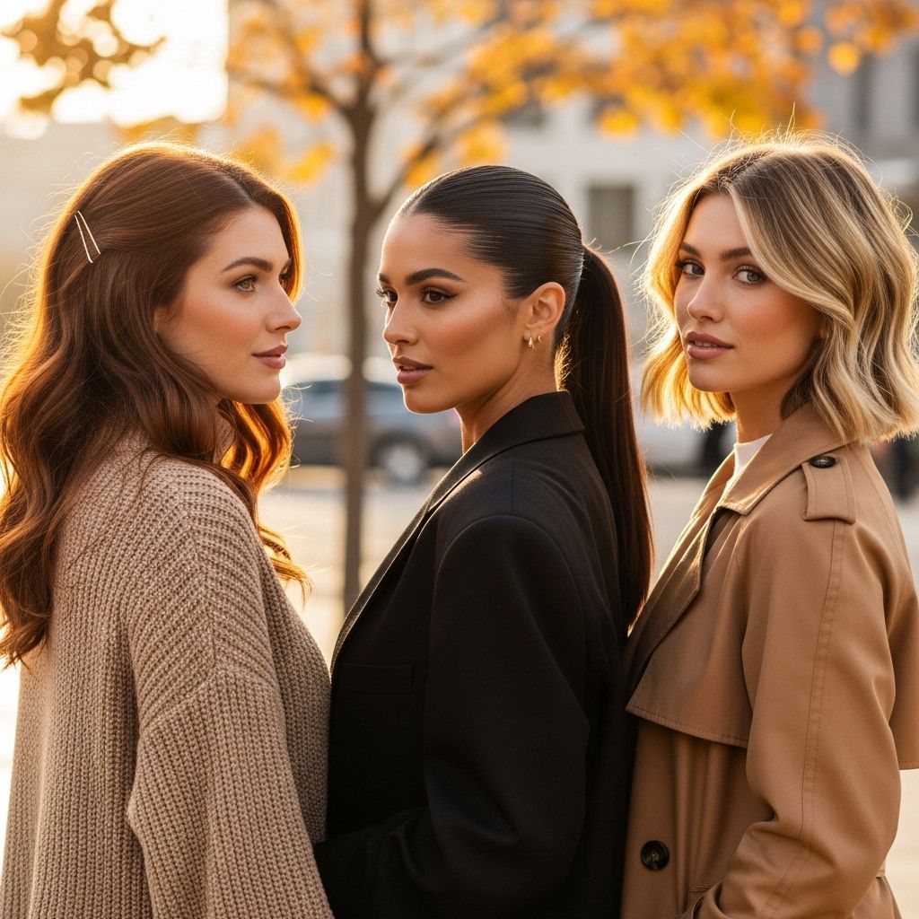 Discover the trendiest hairstyles, colors, and accessories to refresh your look as the weather cools down this season.