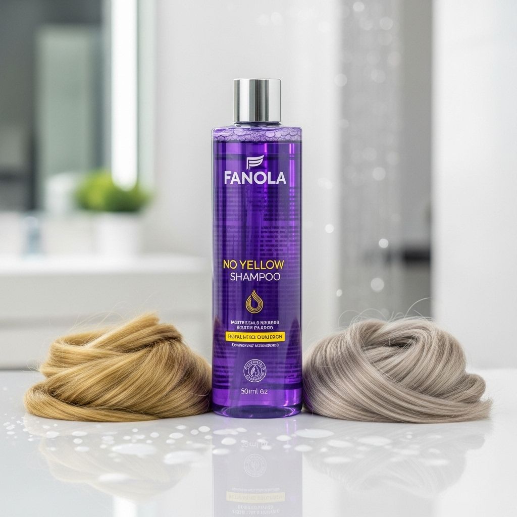 Discover how Fanola No Yellow Shampoo fights brassiness and transforms blonde, silver, and gray hair with powerful purple pigments.