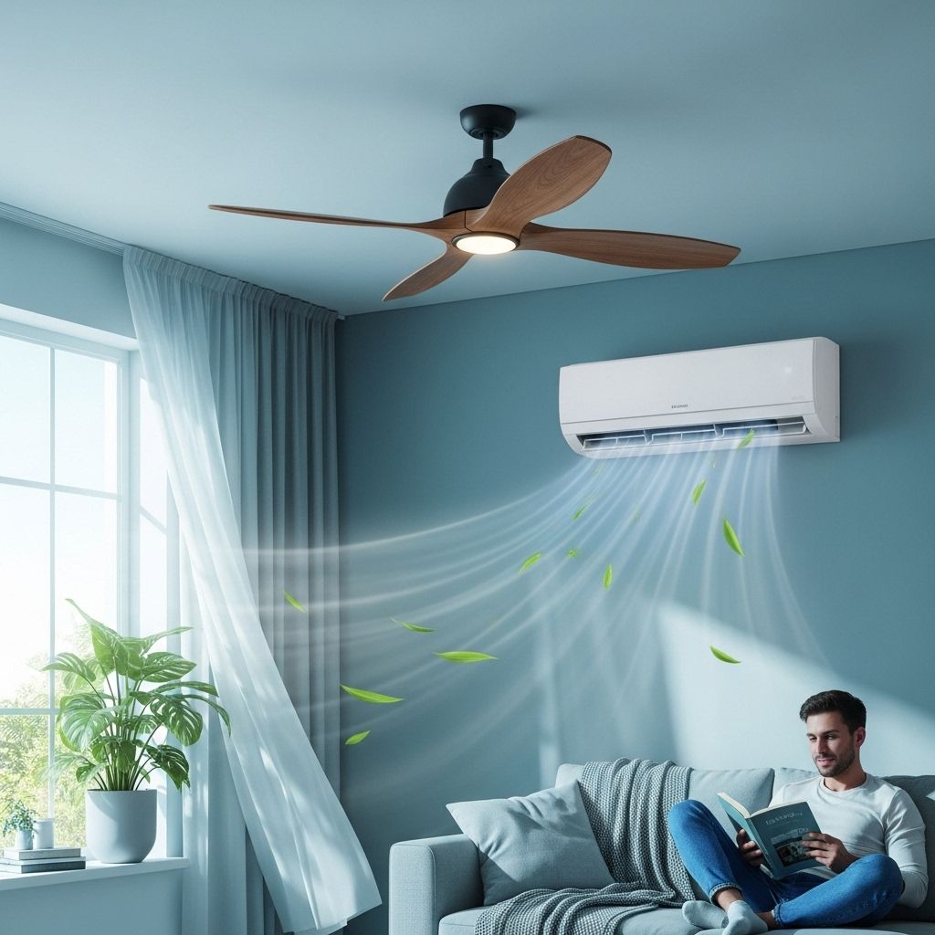 Discover how ceiling fans and smart AC strategies can work together to lower energy costs, enhance comfort, and reduce your home's carbon footprint.