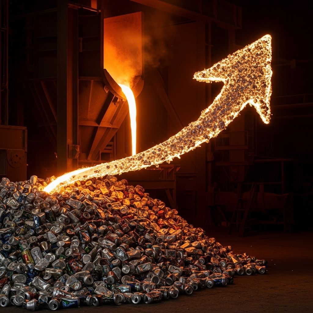 How aluminum recycling saves energy, shrinks waste, and fuels a circular economy for a greener planet.