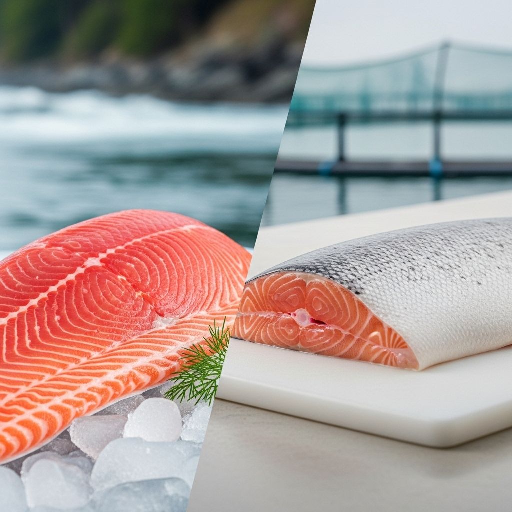 A comprehensive look at how farmed and wild salmon differ in health, sustainability, taste, and impact—helping you choose wisely.