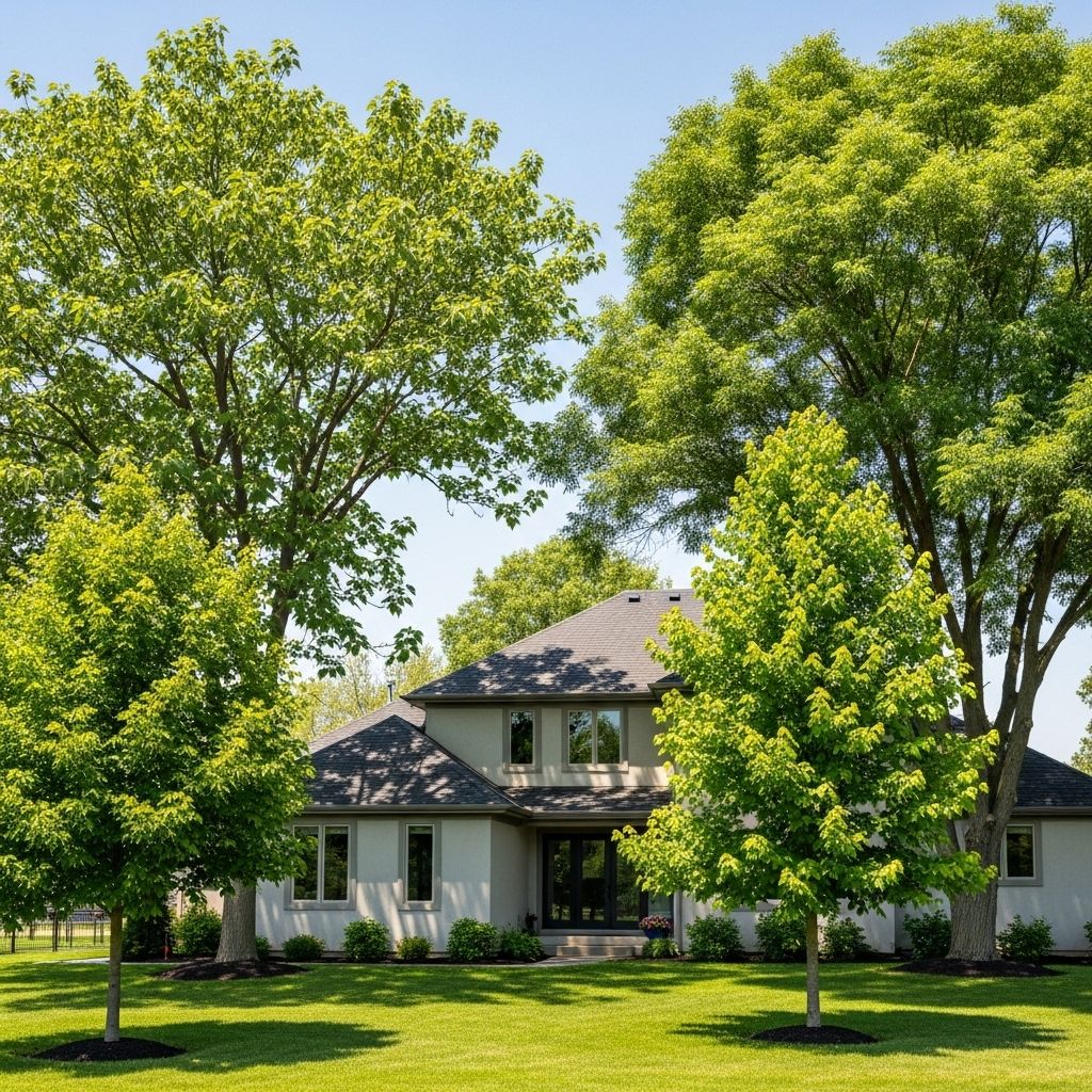 Strategically planting fast-growing shade trees can cool your home, lower energy bills, and offer environmental benefits.