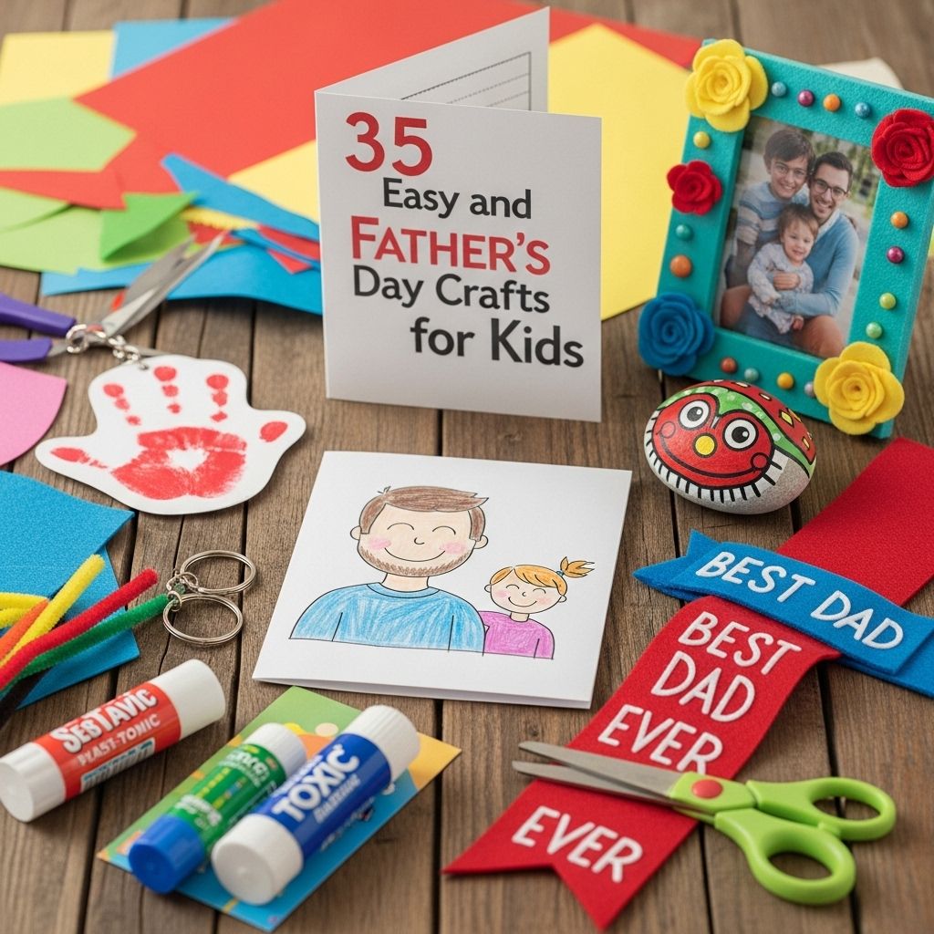 35 Easy and Heartfelt Father’s Day Crafts for Kids_image