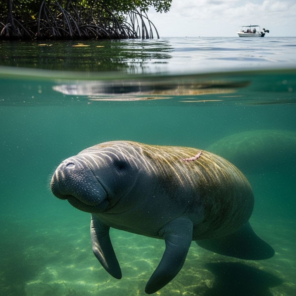 Florida's manatees face unprecedented threats from pollution, habitat loss, and climate change, demanding immediate conservation action.