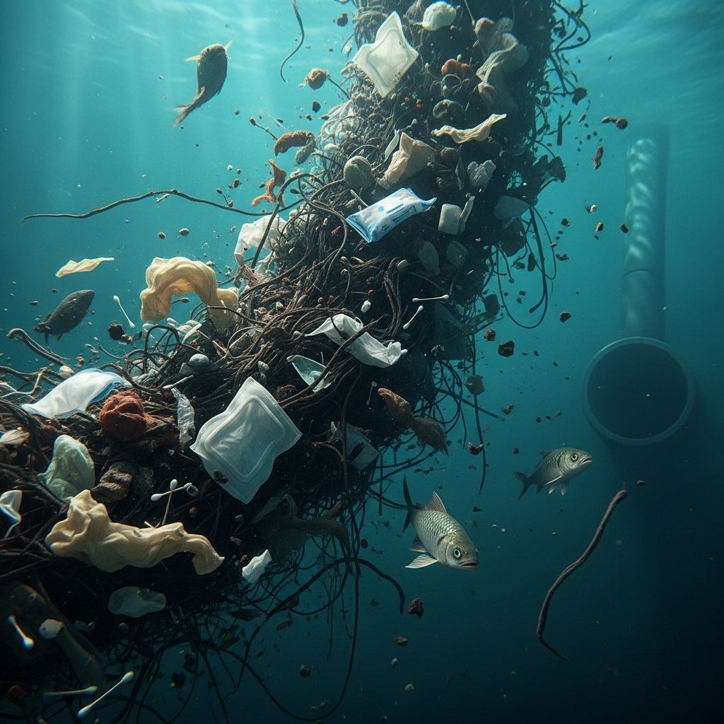 How misleading labeling and plastic-laden wipes threaten rivers, seas, marine life, and public health.