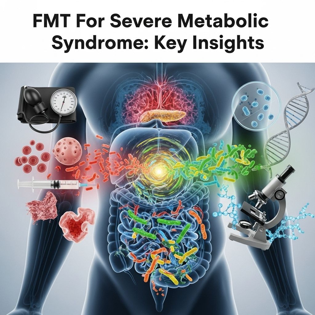 Fecal Microbiota Transplantation for Severe Metabolic Syndrome: Clinical Potential, Methods, and Future Directions Donor microbes rebalance gut flora to ease inflammation and boost insulin sensitivity.