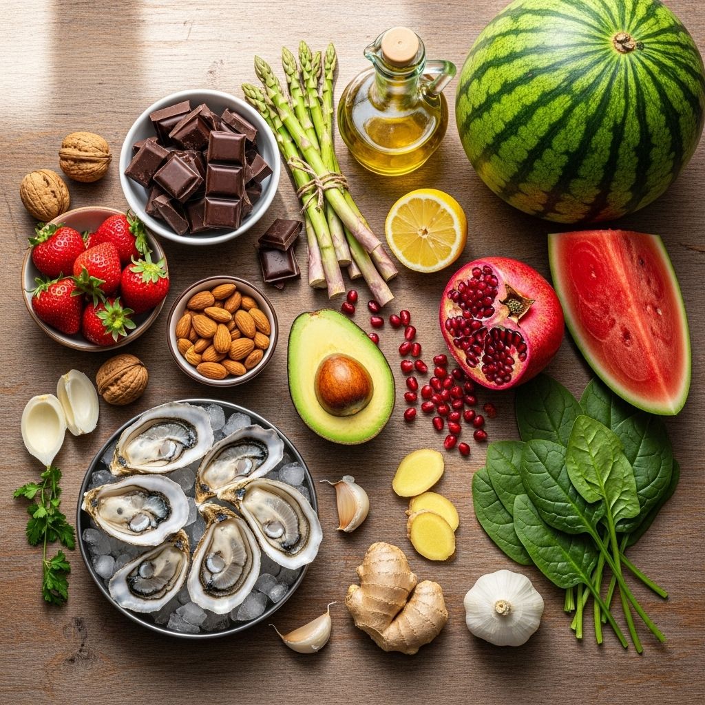 Discover science-backed foods and nutrients that may enhance libido, improve intimacy, and support sexual wellbeing for men and women.