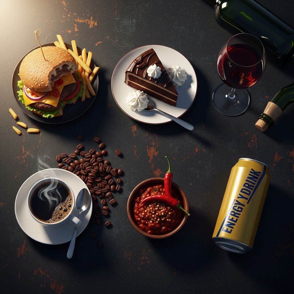 Understand the sleep-disrupting effects of certain foods and discover healthier nighttime eating habits backed by science.