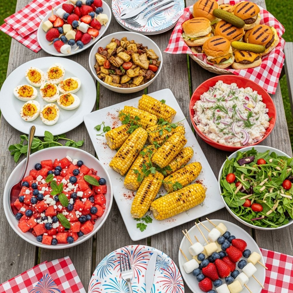 Fourth of July Potluck Ideas: Festive Recipes for Every Gathering Bring bold colors and classic flavors together for a table that captures the holiday spirit.