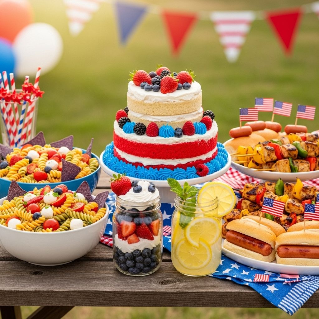 Fourth of July Recipes: Festive Dishes & Treats for Your Summer Celebration Vibrant menu filled with iconic flavors and fresh twists for your summer celebration.