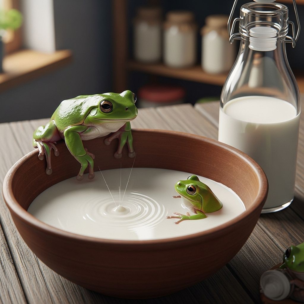 Delve into the curious history and surprising science behind the tradition of using live frogs to keep milk fresh before the era of refrigeration.