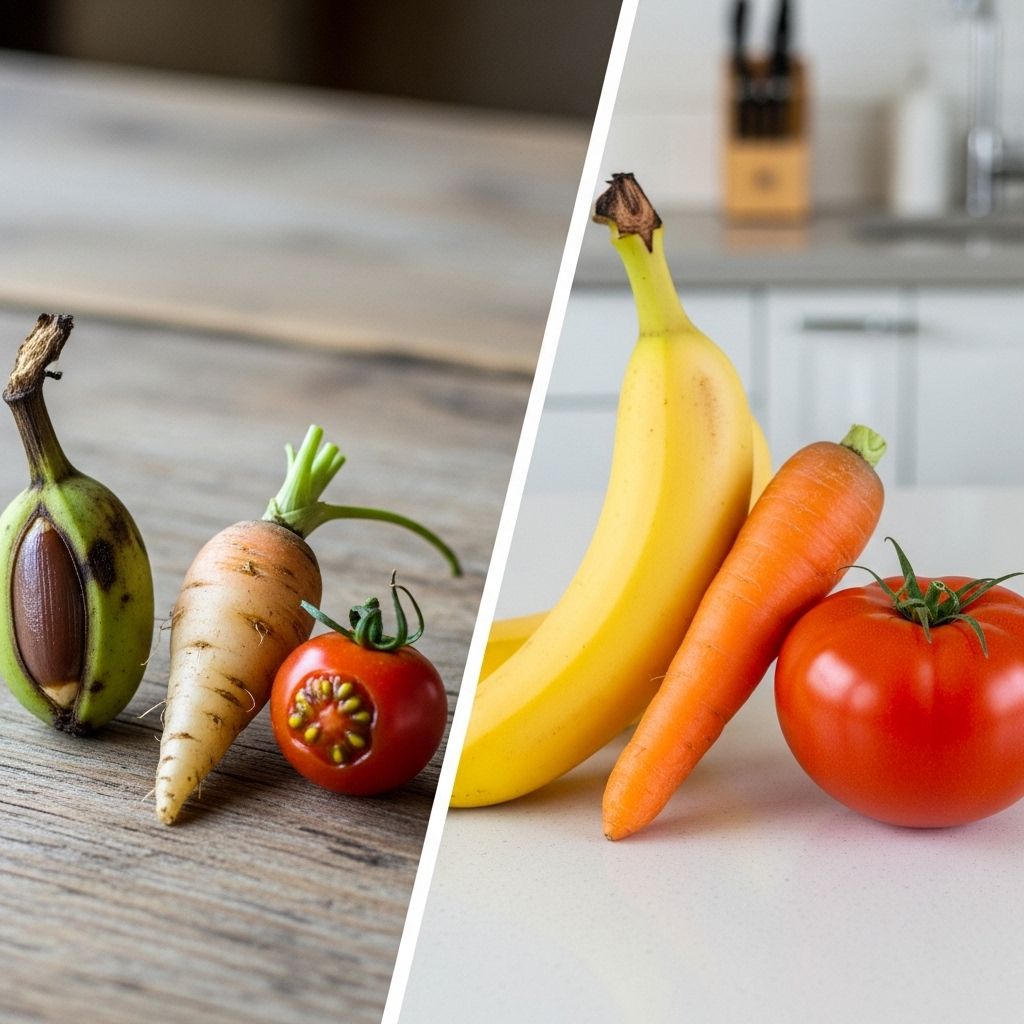 A visual and historical journey through the wild origins and astonishing transformations of our favorite produce.