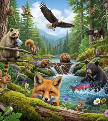 Discover remarkable facts and quirky behaviors of North America’s charismatic wildlife, from elusive bobcats to industrious raccoons.