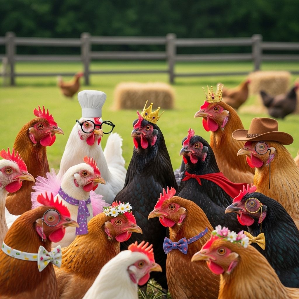125+ Hilarious and Unique Hen Names for Your Backyard Flock Give each clucker a personality with wordplay, pop culture, and food-inspired monikers.