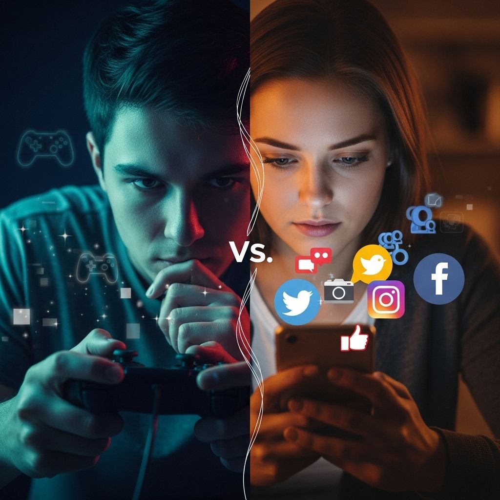Gaming vs. Social Media: Unveiling Their Effects on Cognitive Function, Wellbeing, and Brain Health Interactive play can sharpen focus, while endless browsing fragments attention.