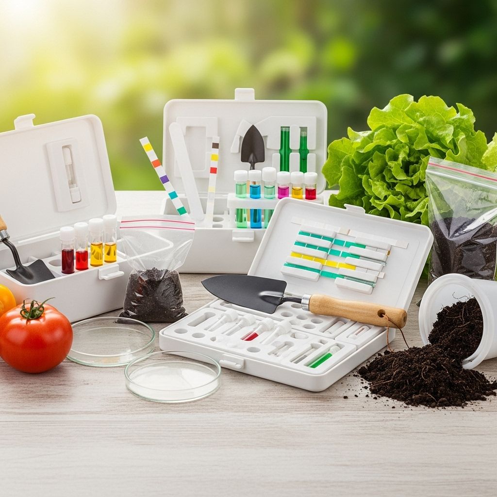 Understand which test kits can help identify harmful contaminants in your garden soil, fruits, and vegetables for safer homegrown produce.