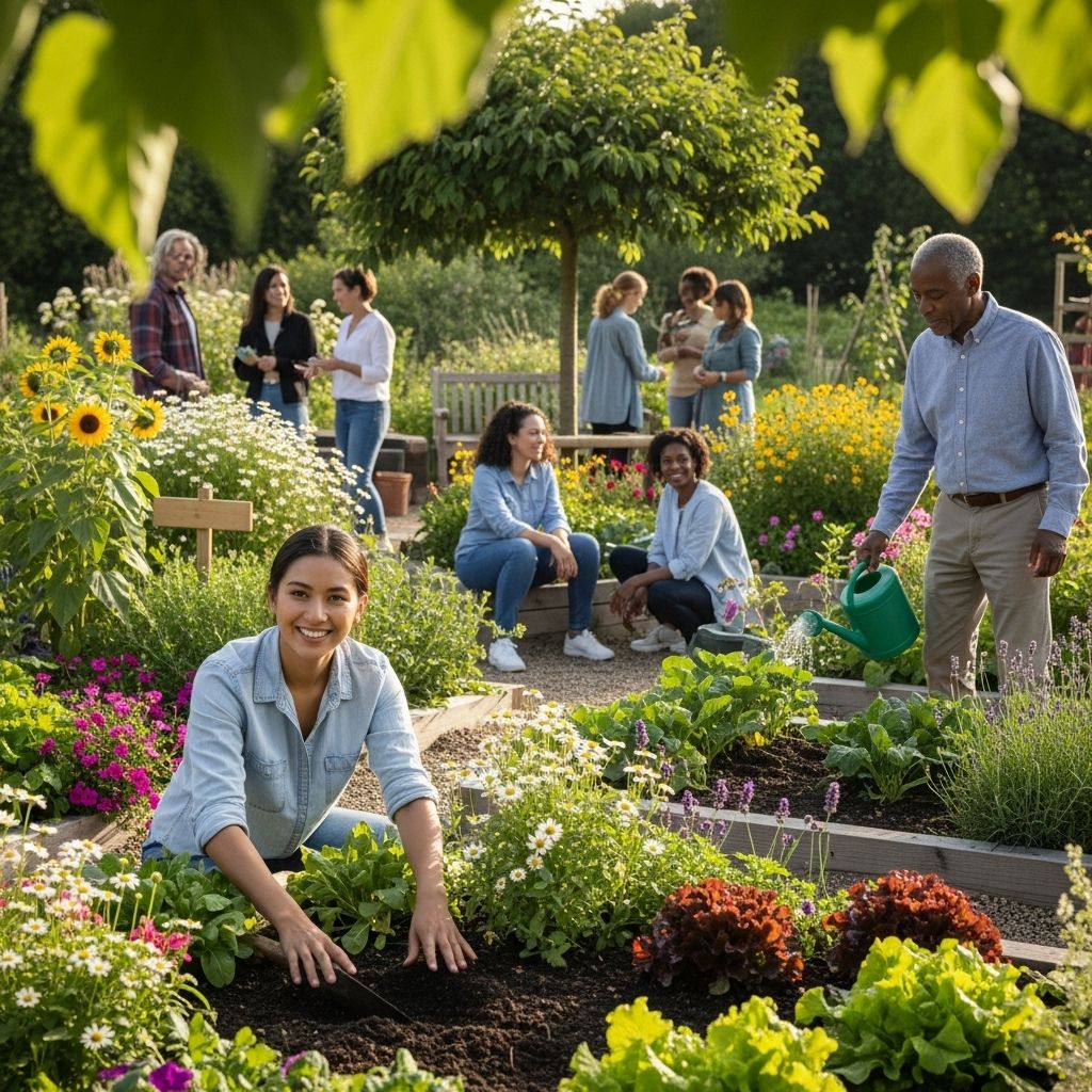 Explore the proven mental and physical benefits of gardening and green spaces, from reduced anxiety to stronger community connections.