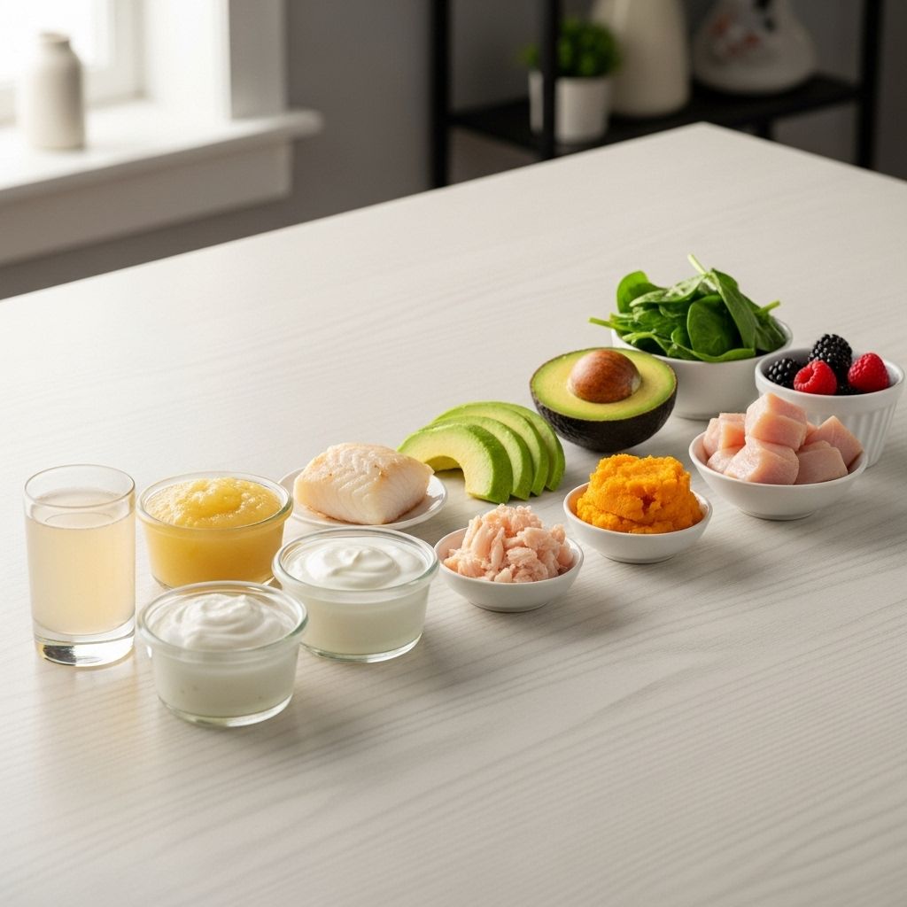 Comprehensive guidance on what to eat before and after gastric bypass—from liquid stages through long-term healthy eating.