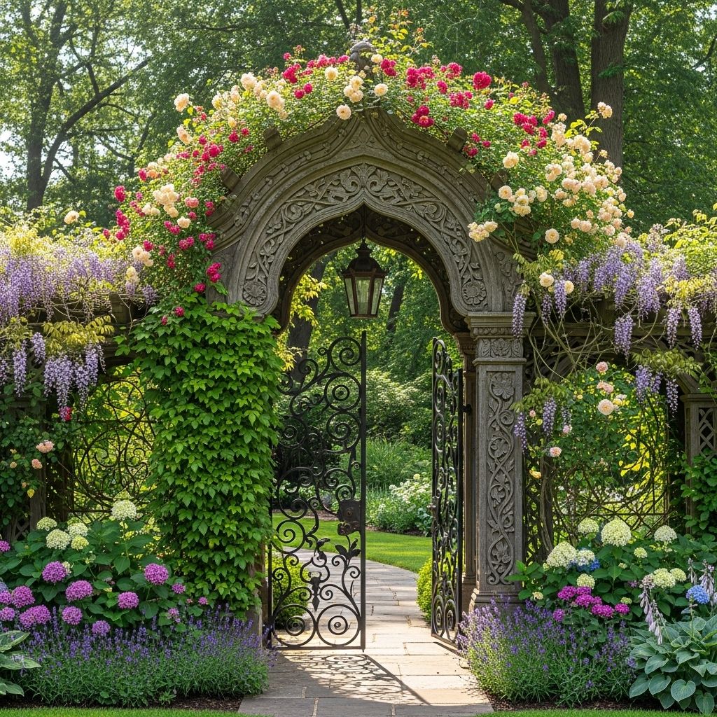 Enchanting Gated Arbor Ideas to Transform Your Garden Entrance Design a welcoming gateway that enhances curb appeal and fosters lush vertical greenery.
