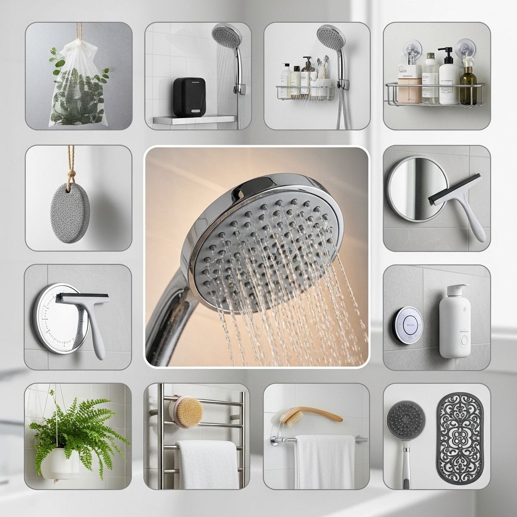 Maximize your shower time and bathroom space with these brilliant and practical hacks for skincare, storage, and self-care.