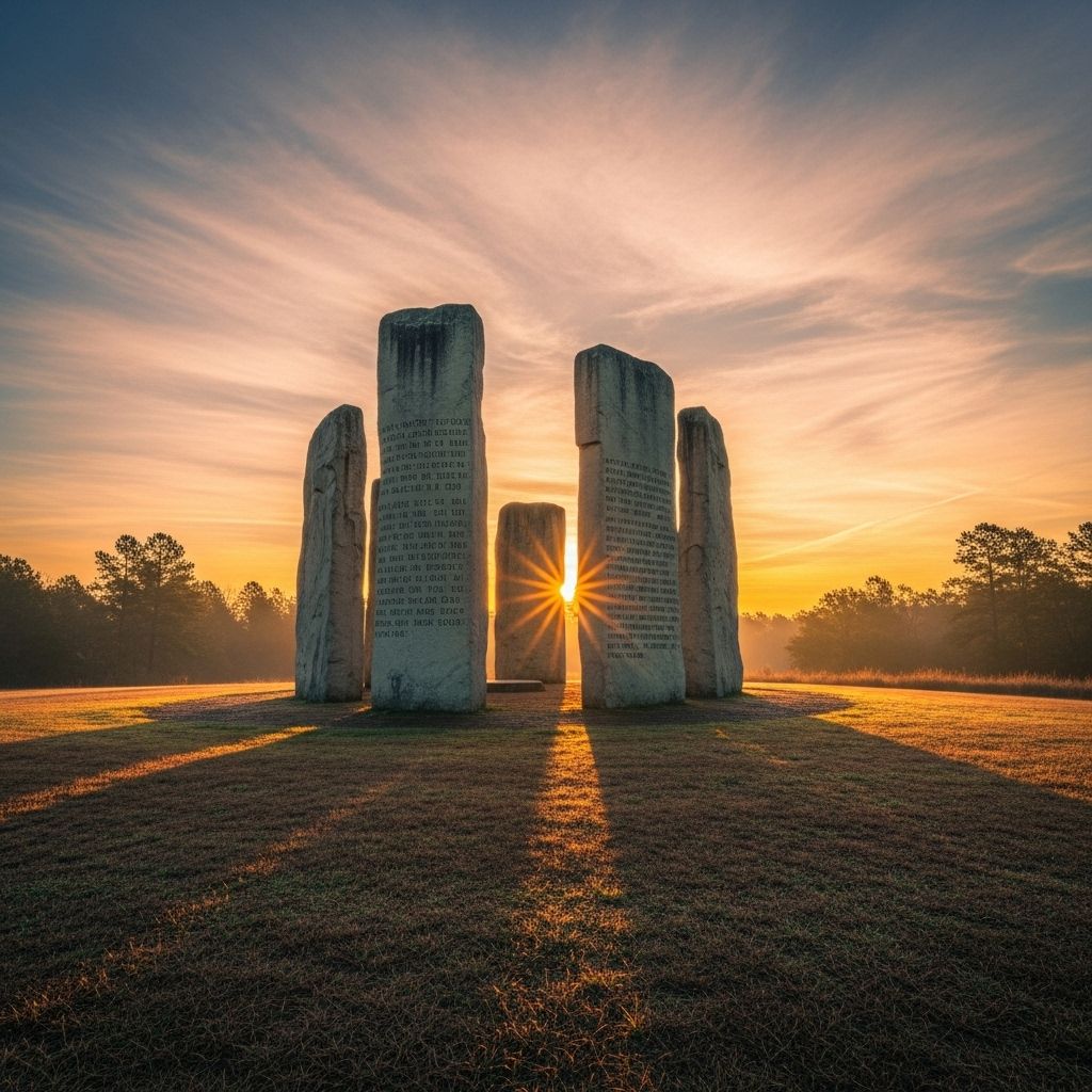 A deep dive into the origins, messages, controversies, and destruction of the Georgia Guidestones, America's cryptic granite monument.
