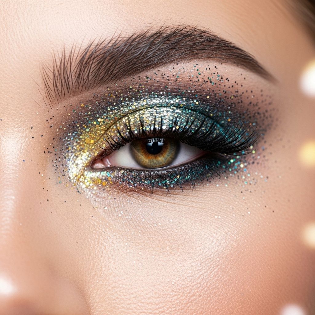 Sweep on sparkle: Master the glitter eye makeup trend with dazzling tips, looks, and expert-approved tricks for every skill level.