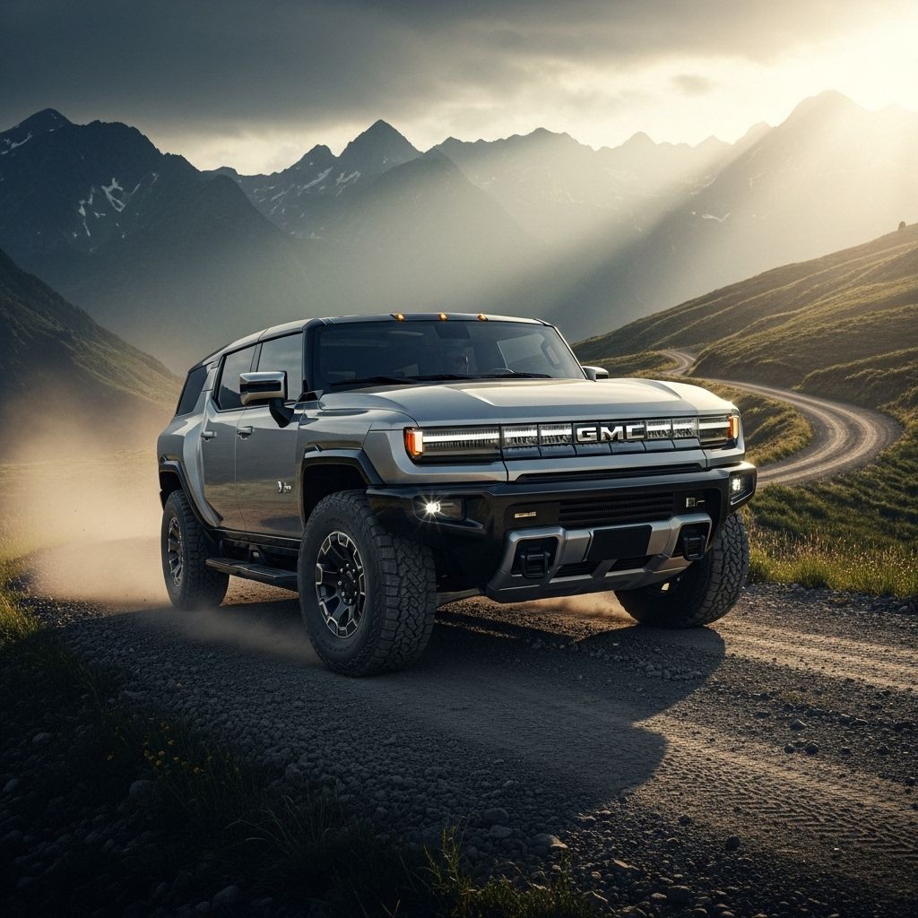 GMC's electric Hummer SUV combines iconic design, futuristic technology, and extreme off-road capability in a zero-emission package.