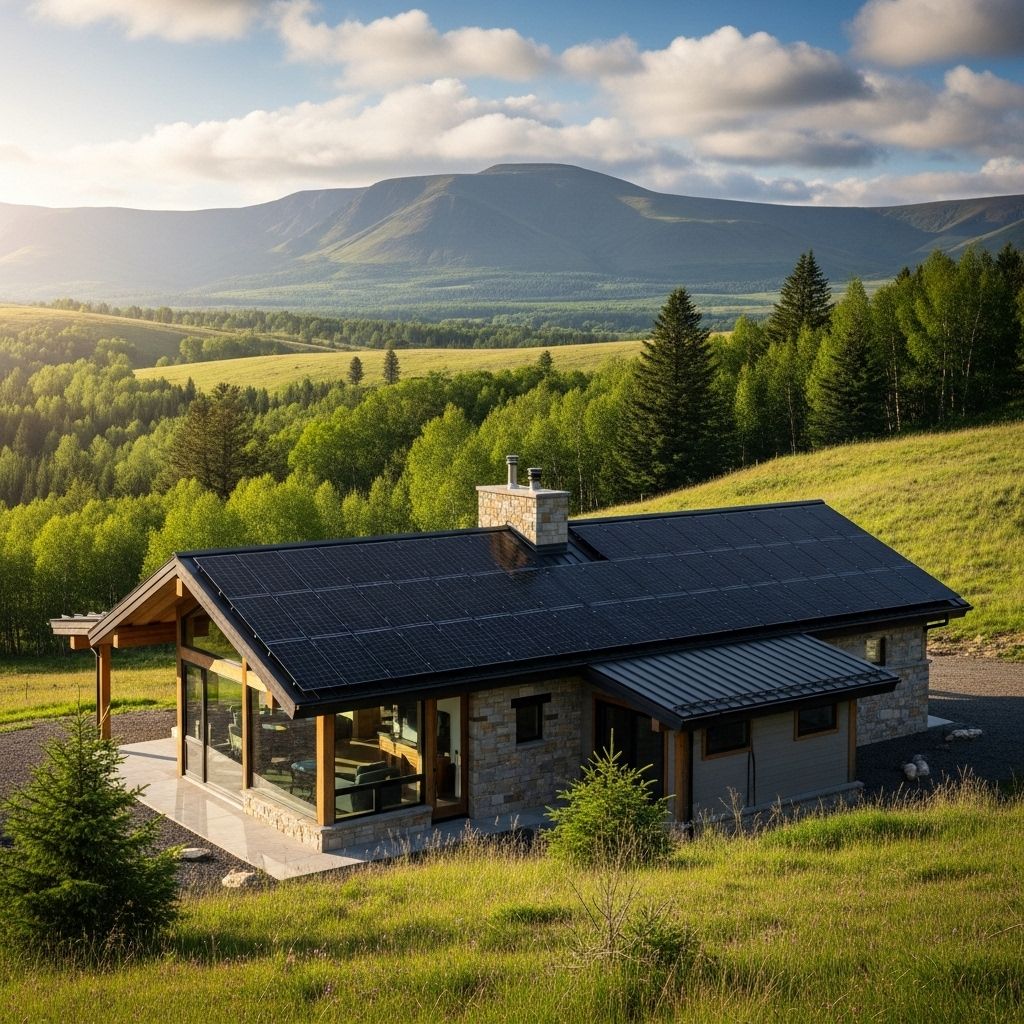 Explore how innovative solar and sustainable technology empower comfortable, low-impact off-grid living for families and individuals.