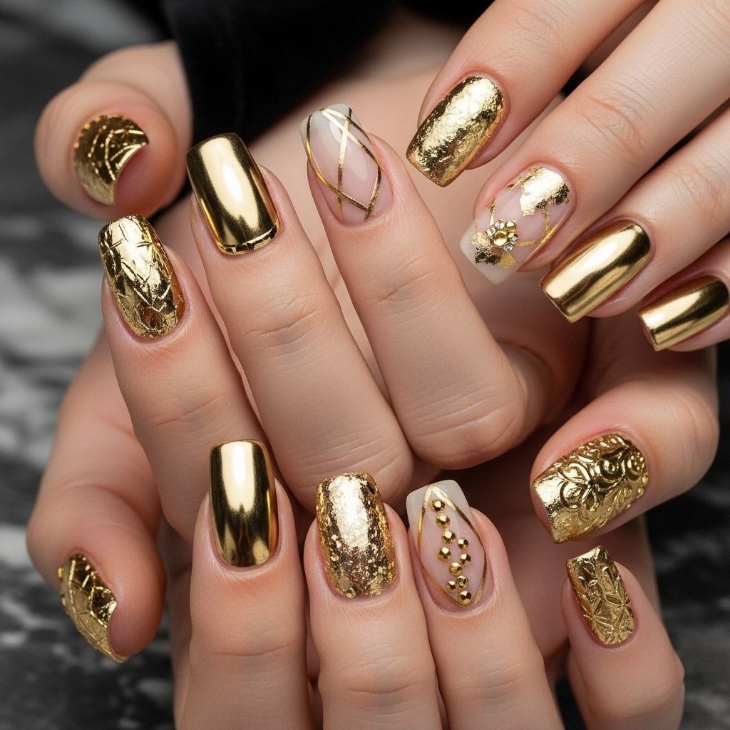 Shimmer, shine, and sparkle with these dazzling gold nail ideas perfect for every style—from minimalist chic to all-out glam.