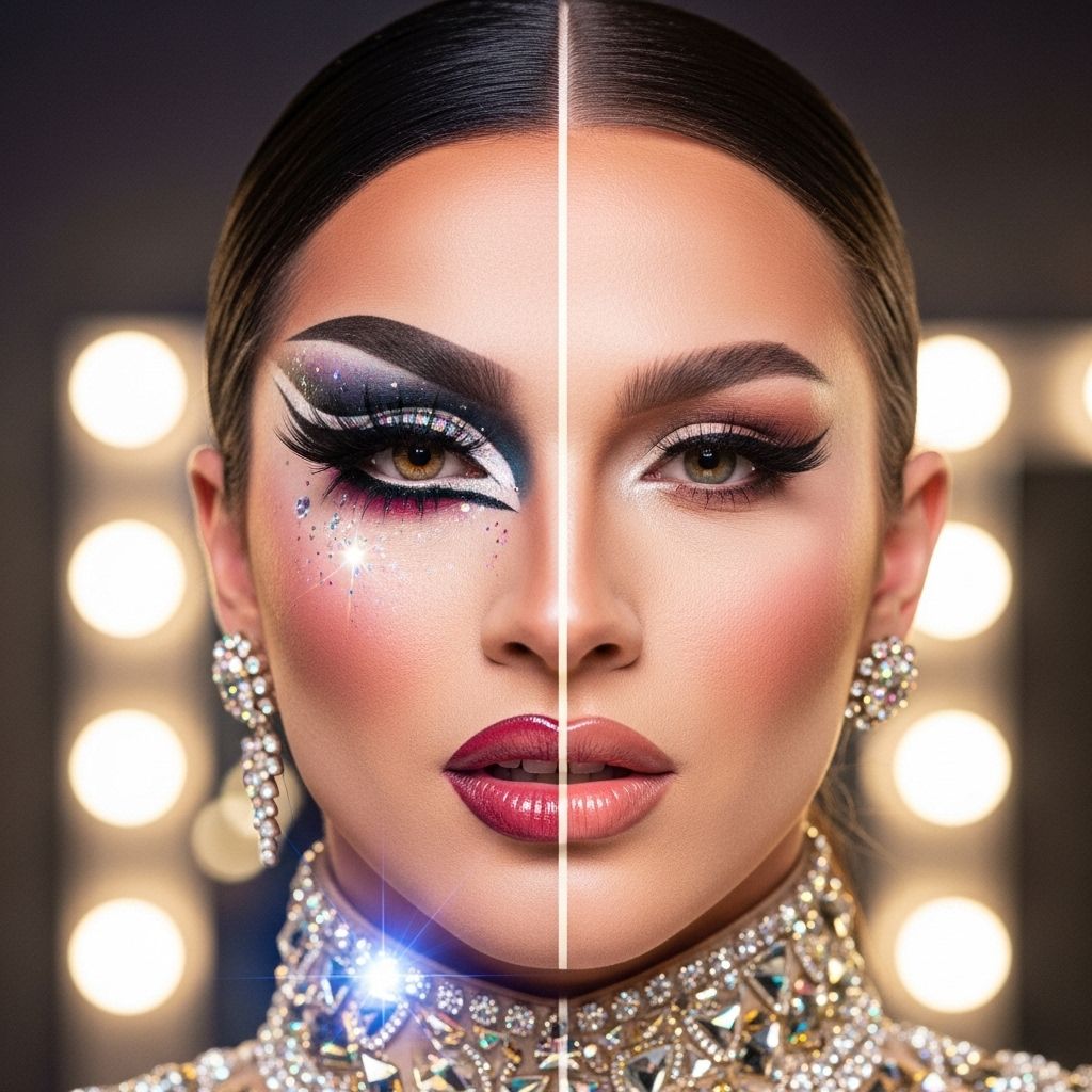Go inside the bold artistry and step-by-step makeup guide of drag superstar Gottmik’s iconic Cosmo Queens transformation.