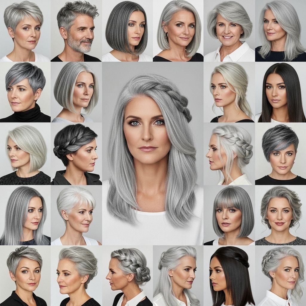 Explore stunning gray hair color ideas, from classic silvers to vibrant blends, with expert tips on styling and maintenance for every look.